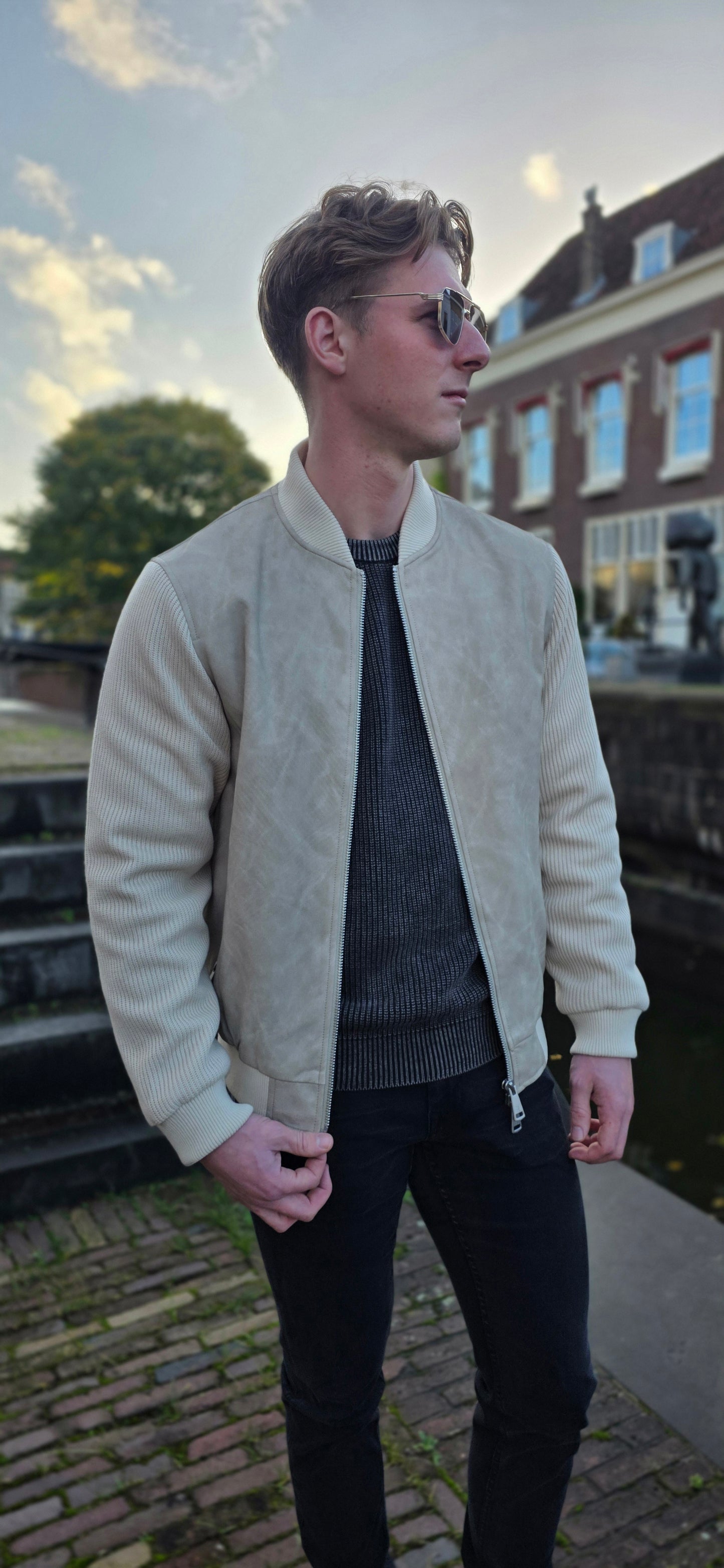 Thomas Lugal – Geribbelde Herentrui Antraciet