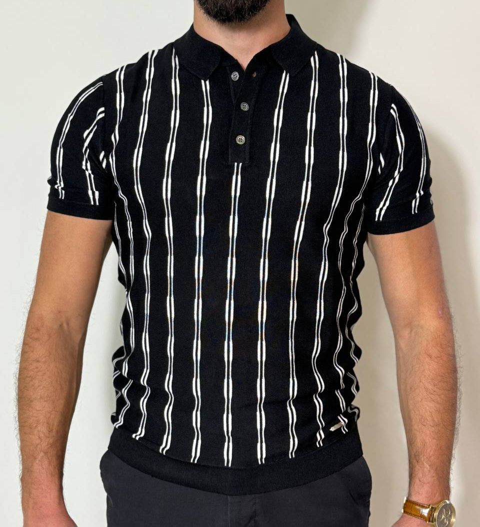 Knitted polo