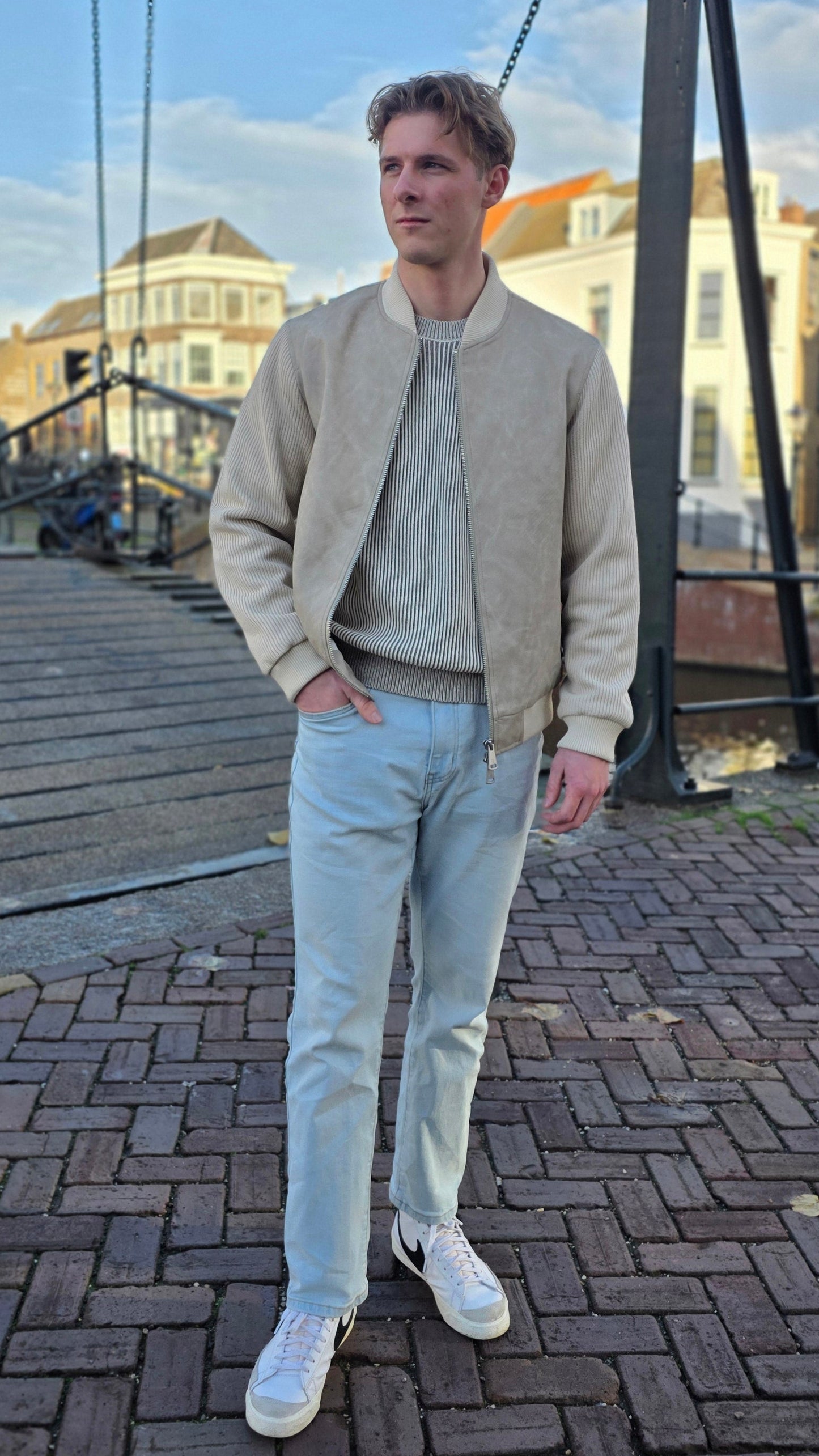 Thomas Lugal – Geribbelde Herentrui Ice Green