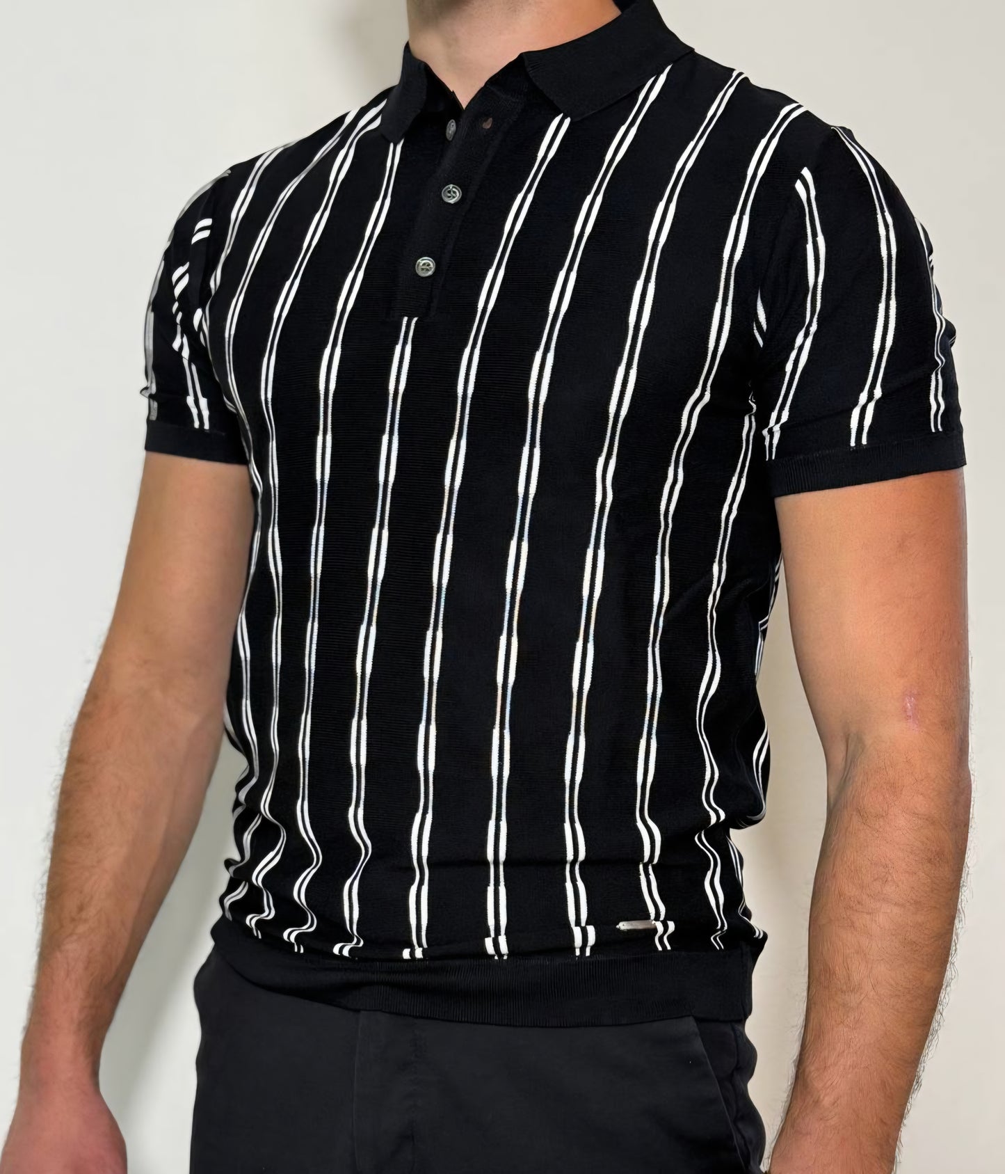 Knitted polo