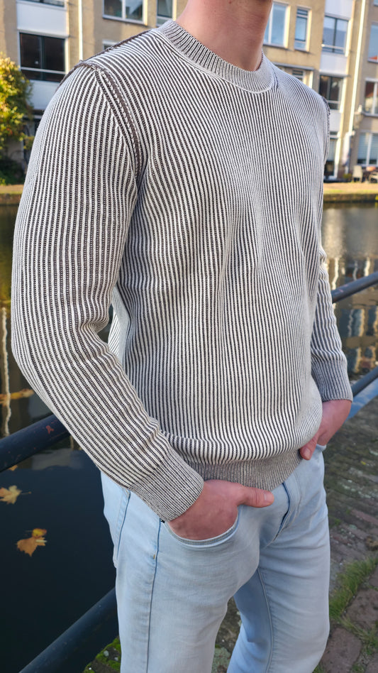 Thomas Lugal – Geribbelde Herentrui Ice Green