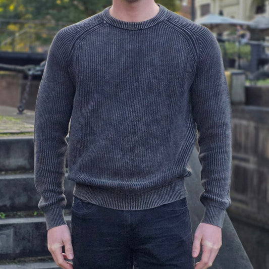 Thomas Lugal – Geribbelde Herentrui Antraciet