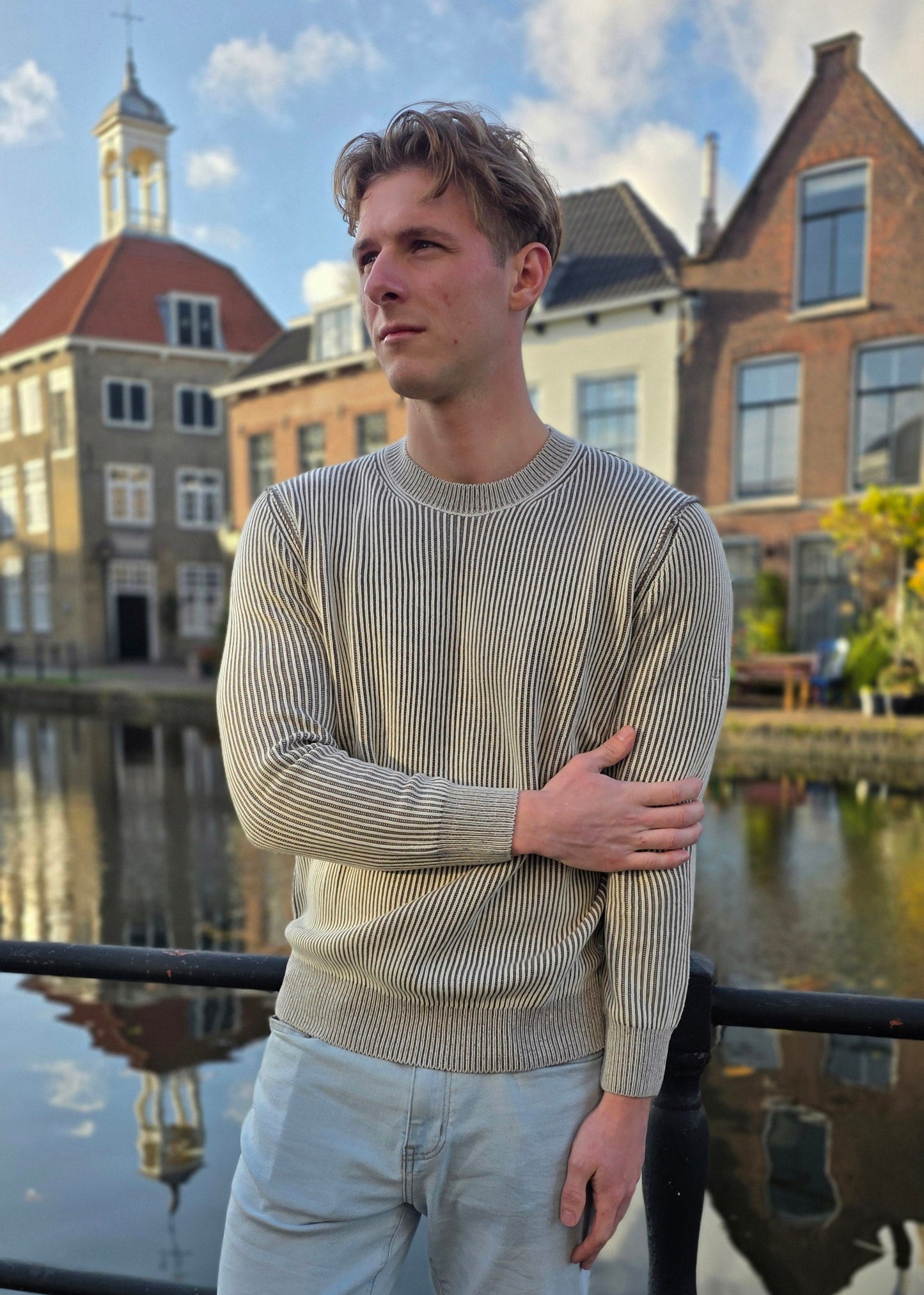 Thomas Lugal – Geribbelde Herentrui Ice Green