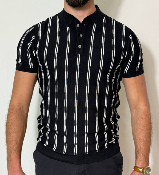Knitted polo
